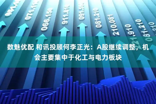 数魅优配 和讯投顾何李正光:A股继续调整,机会主要集中于化工与电力板块